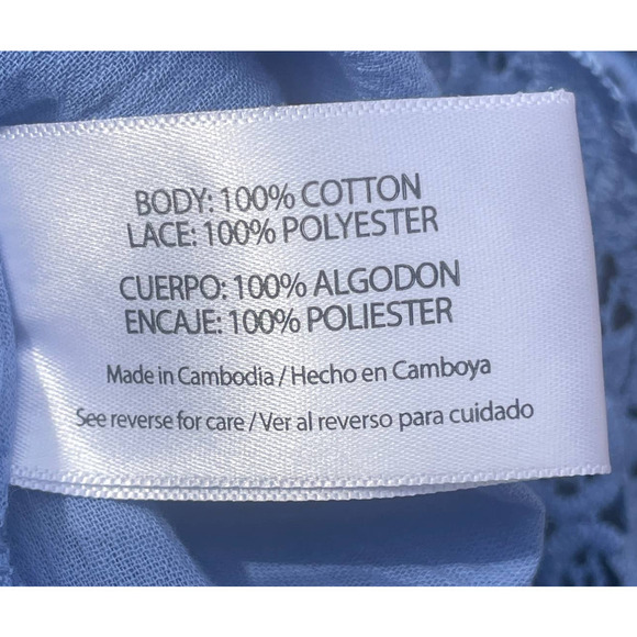 Isaac Mizrahi Daisy Swim Cover-Up in Grapemist Blue - Picture 14 of 16